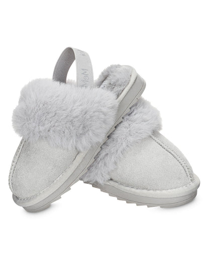 Kids' Fluffy Slide Slingback Slippers