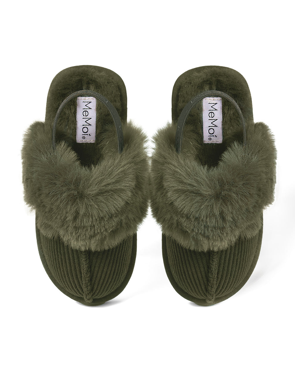 Memoi Corduroy Fluffy Slipper - MKS-0022