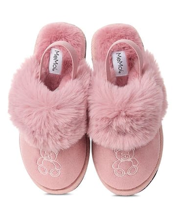 Memoi Teddy Suede Slipper - MKS-0037