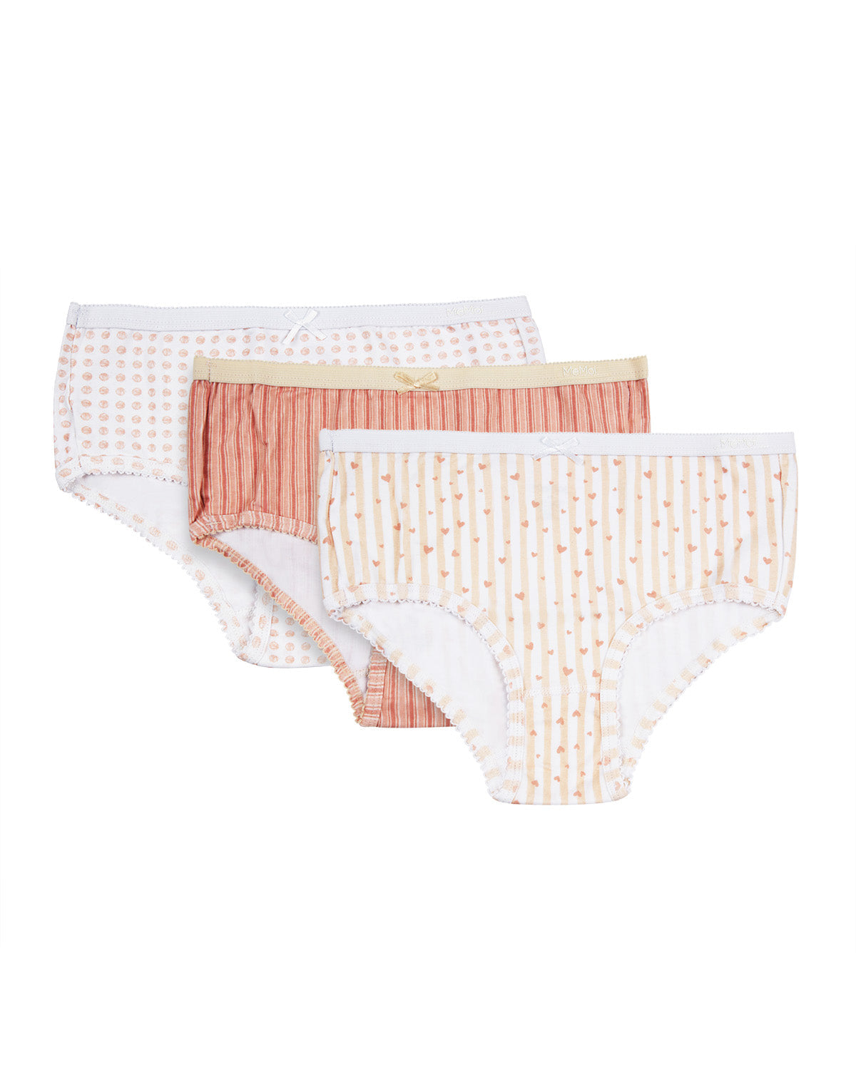 Girl’s Printed Cotton Briefs 3 Pack