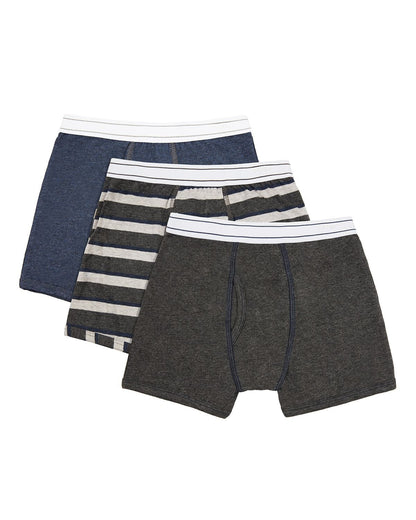 Memoi Boys 3 Pair Pack Boxer Briefs