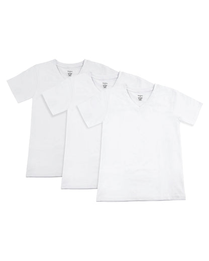 Boy’s V-Neck Cotton T-Shirt 3-Pack