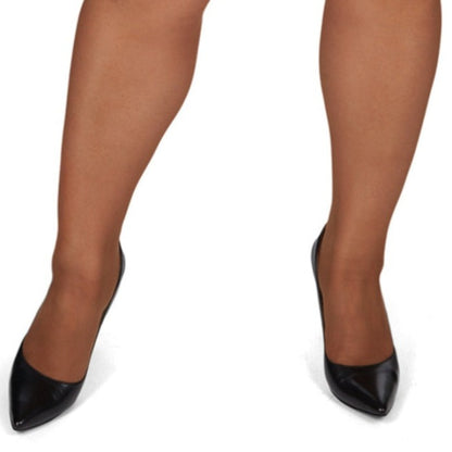 Energizing Plus Size Curvy Control Top Pantyhose