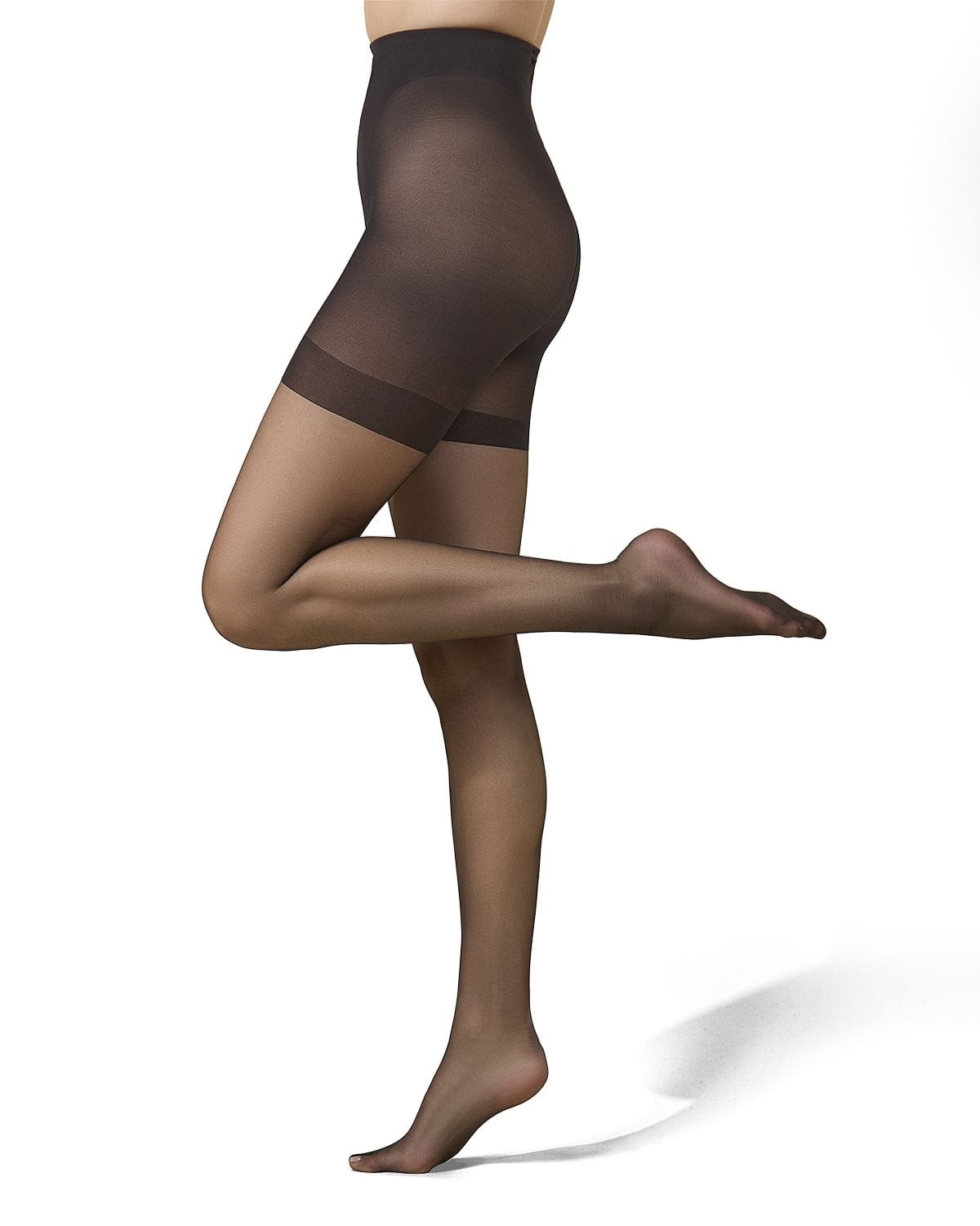 Memoi Crystal Sheer Shaper Control Top Tights - Mm-224
