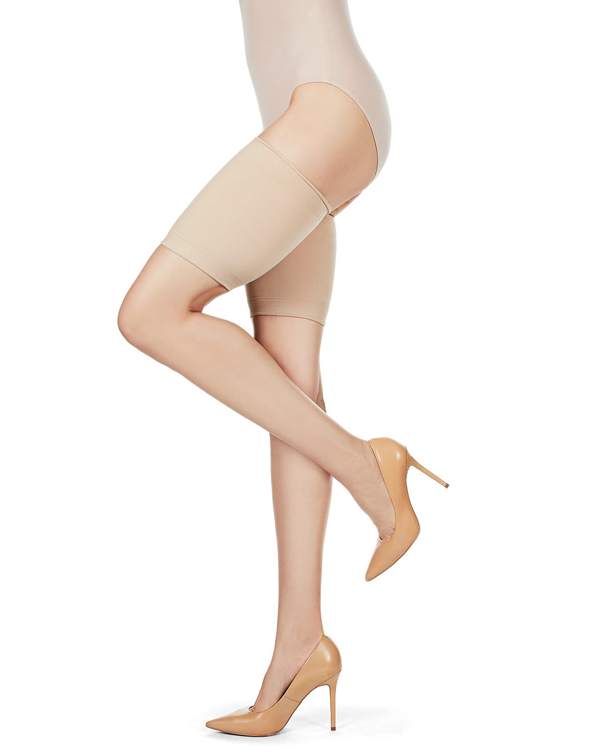 Memoi Womens BodySmootHers Anti Chafe Shaping Thigh Bands - Mm-520