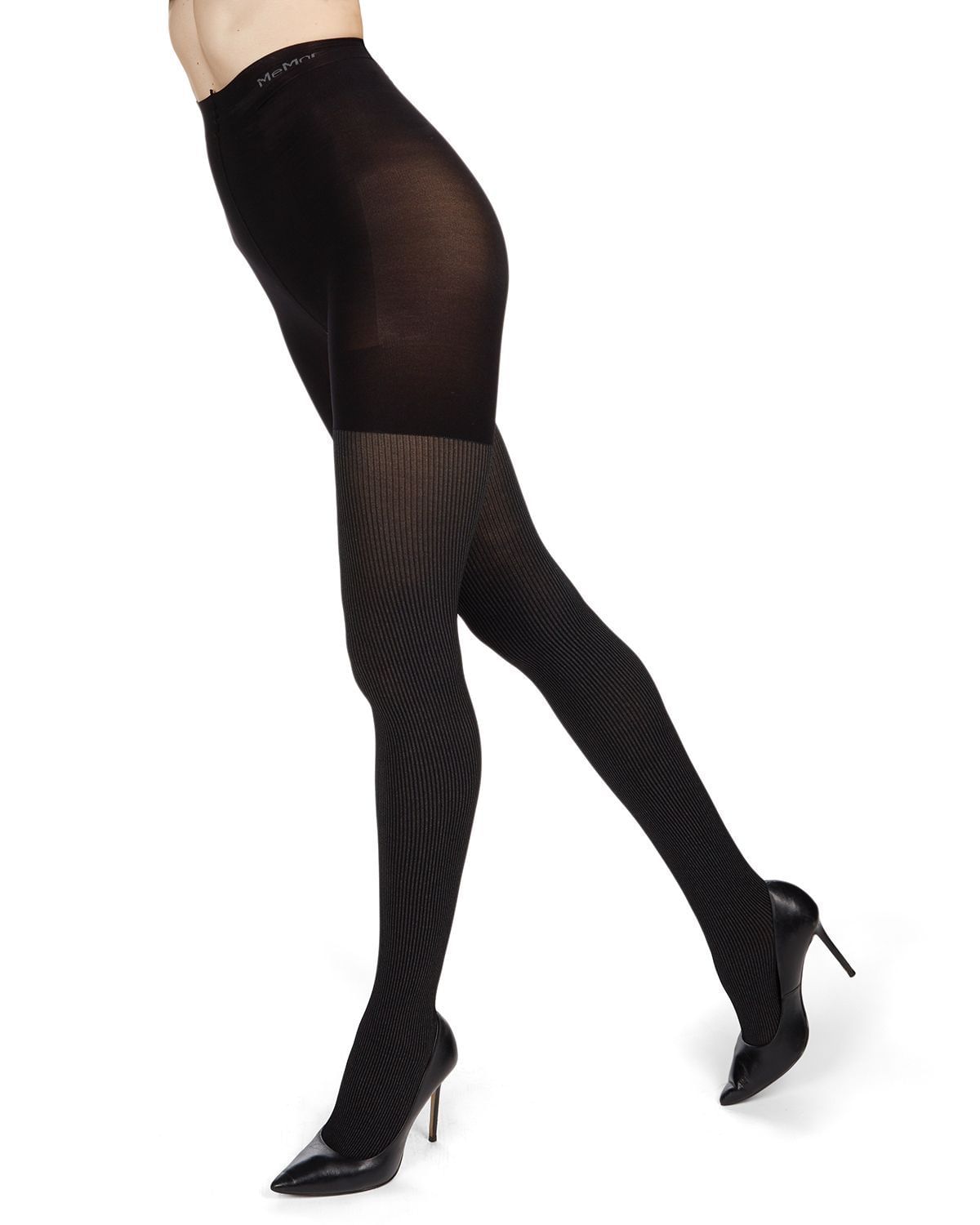 Memoi Women's BodySmootHers Pin Rib Shaper Tights