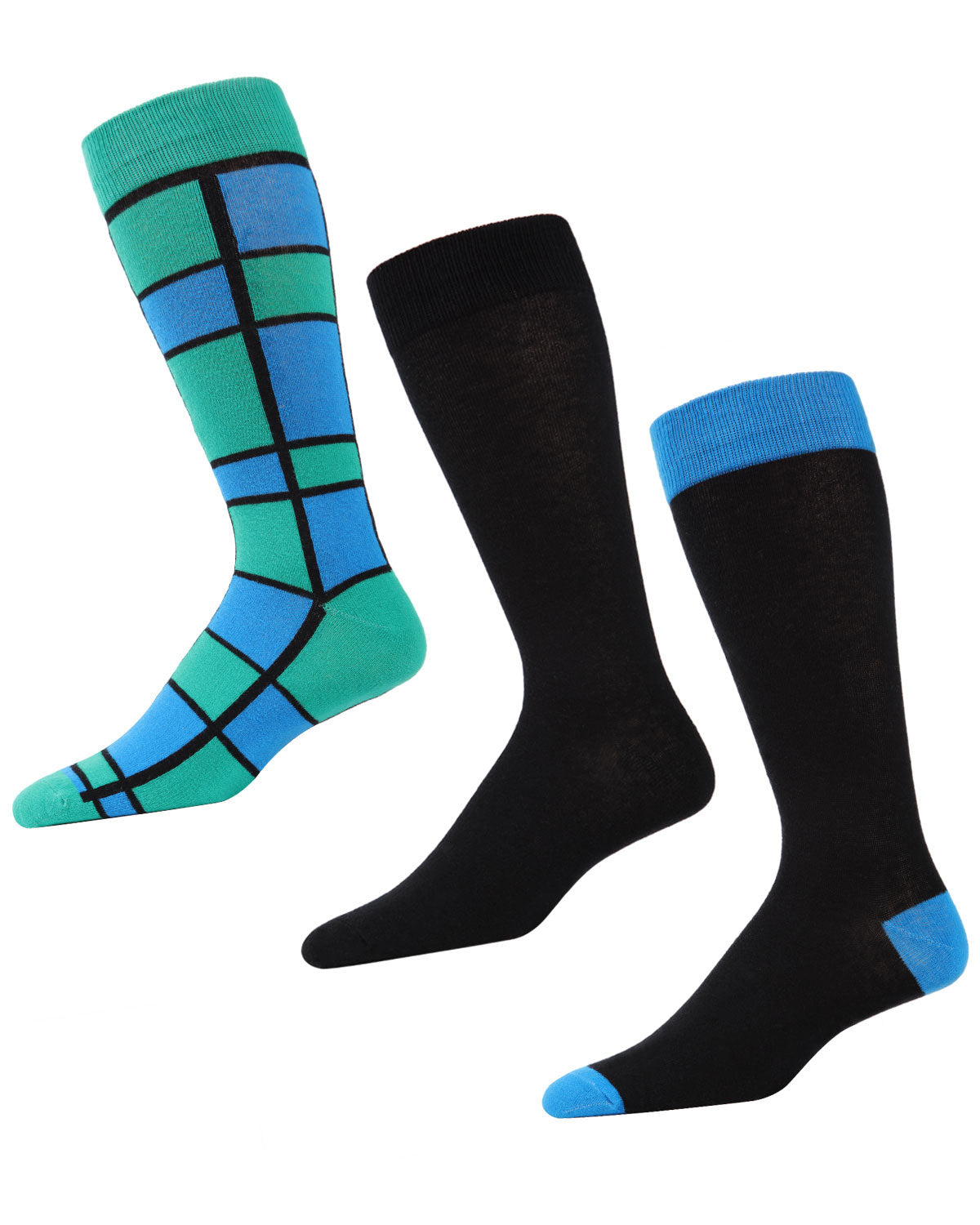 Boxernate Cotton Blend Crew Sock 3 Pair Pack