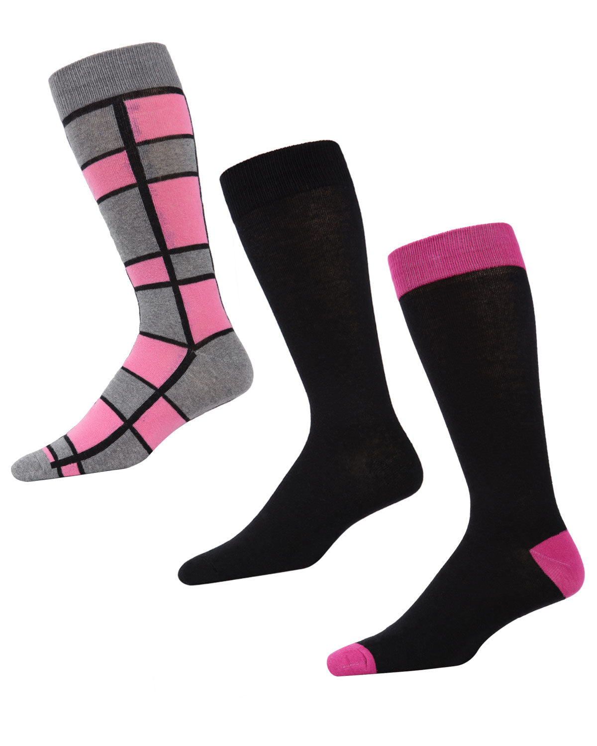 Boxernate Cotton Blend Crew Sock 3 Pair Pack