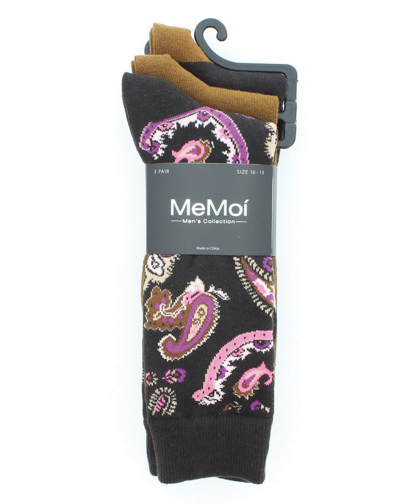 Paisley Men's Crew Socks 3-Pack