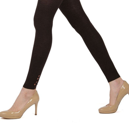 Sleek Footless Cotton Blend Sweater Tights