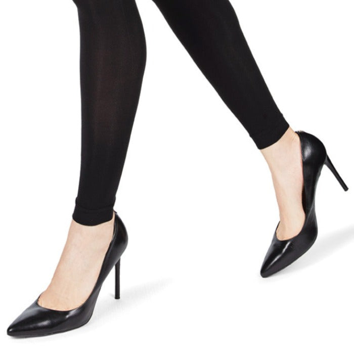 Completely Opaque 80 Denier Control Top Footless Tights