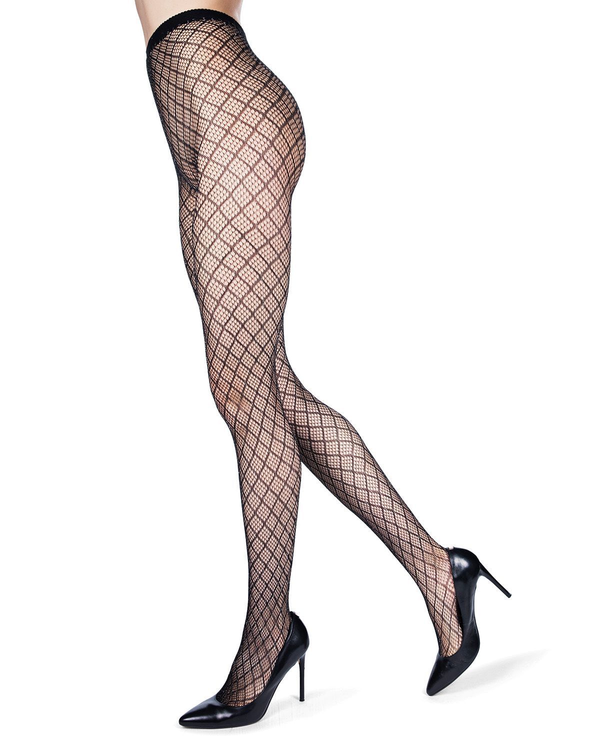 Memoi Infinite Diamond Lurex Net Tights - Mo-355