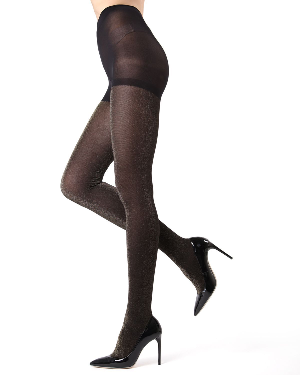 Memoi Glitz & Glamour Glitter Opaque Tights