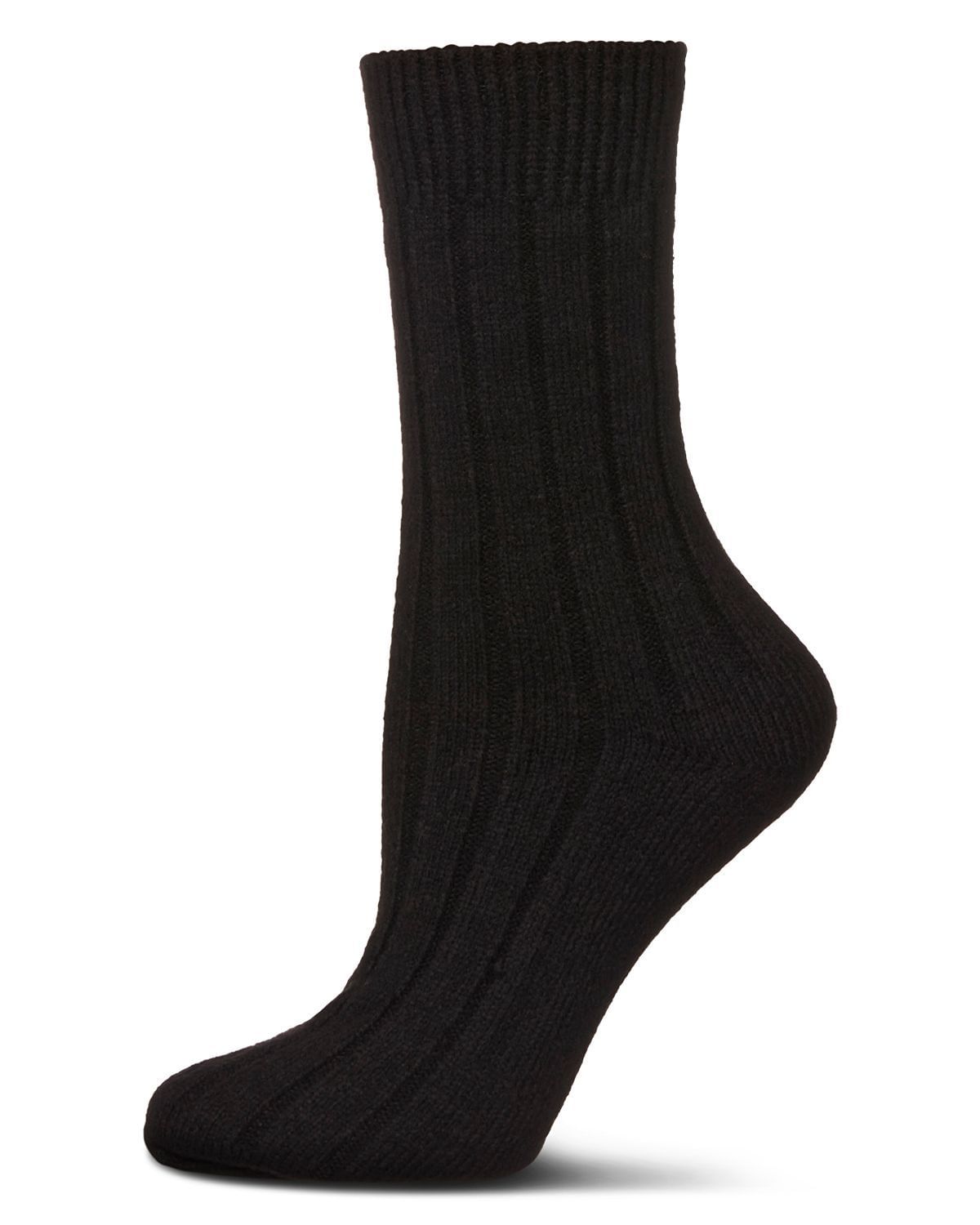 Memoi Womens Neutral Ribbed Knit Essential Boot Socks - Mo-602