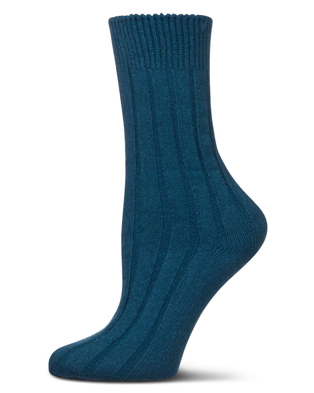 Memoi Womens Neutral Ribbed Knit Essential Boot Socks - Mo-602
