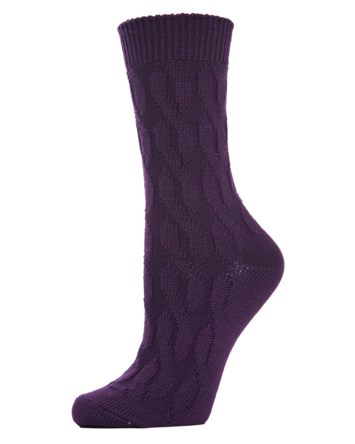 Memoi Womens Neutral Twisted Knit Essential Boot Socks - Mo-603