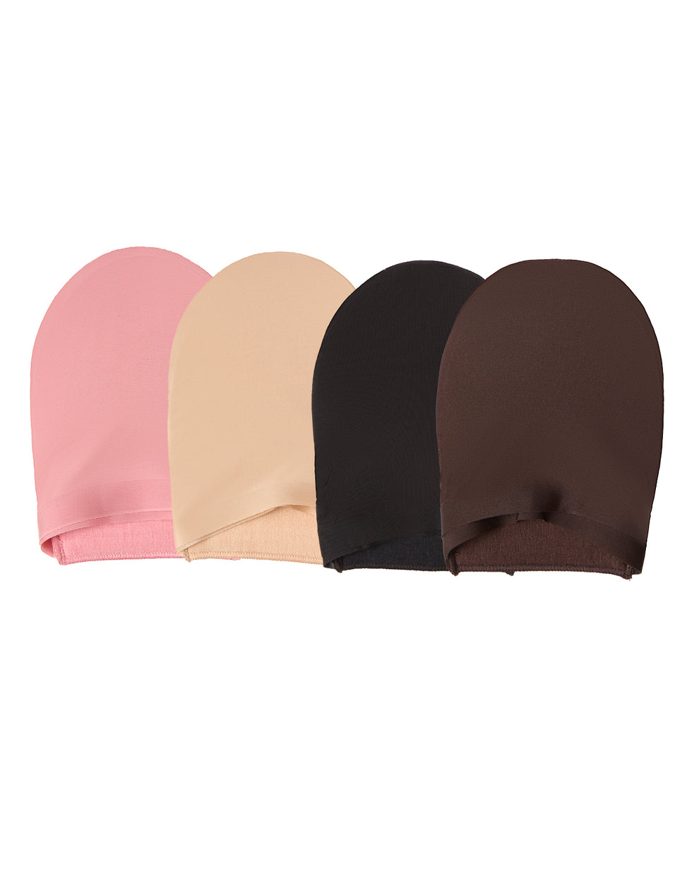 Memoi Fine Edge Cushioned Mule Toe Cover  4 Pr Pack - MP042