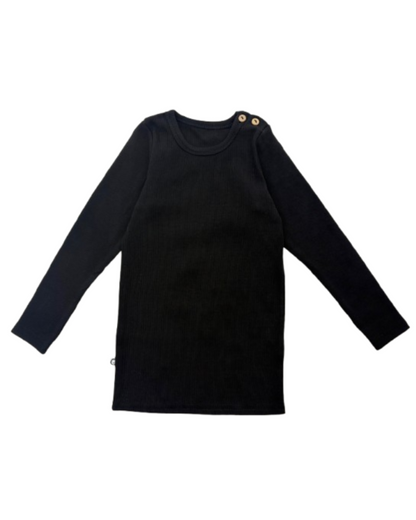 Mini Pops Kids Thin Ribbed L/S - Mp18601t
