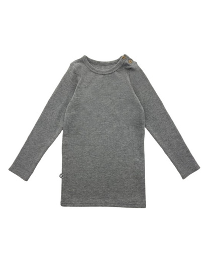 Mini Pops Kids Thin Ribbed L/S - Mp18601t