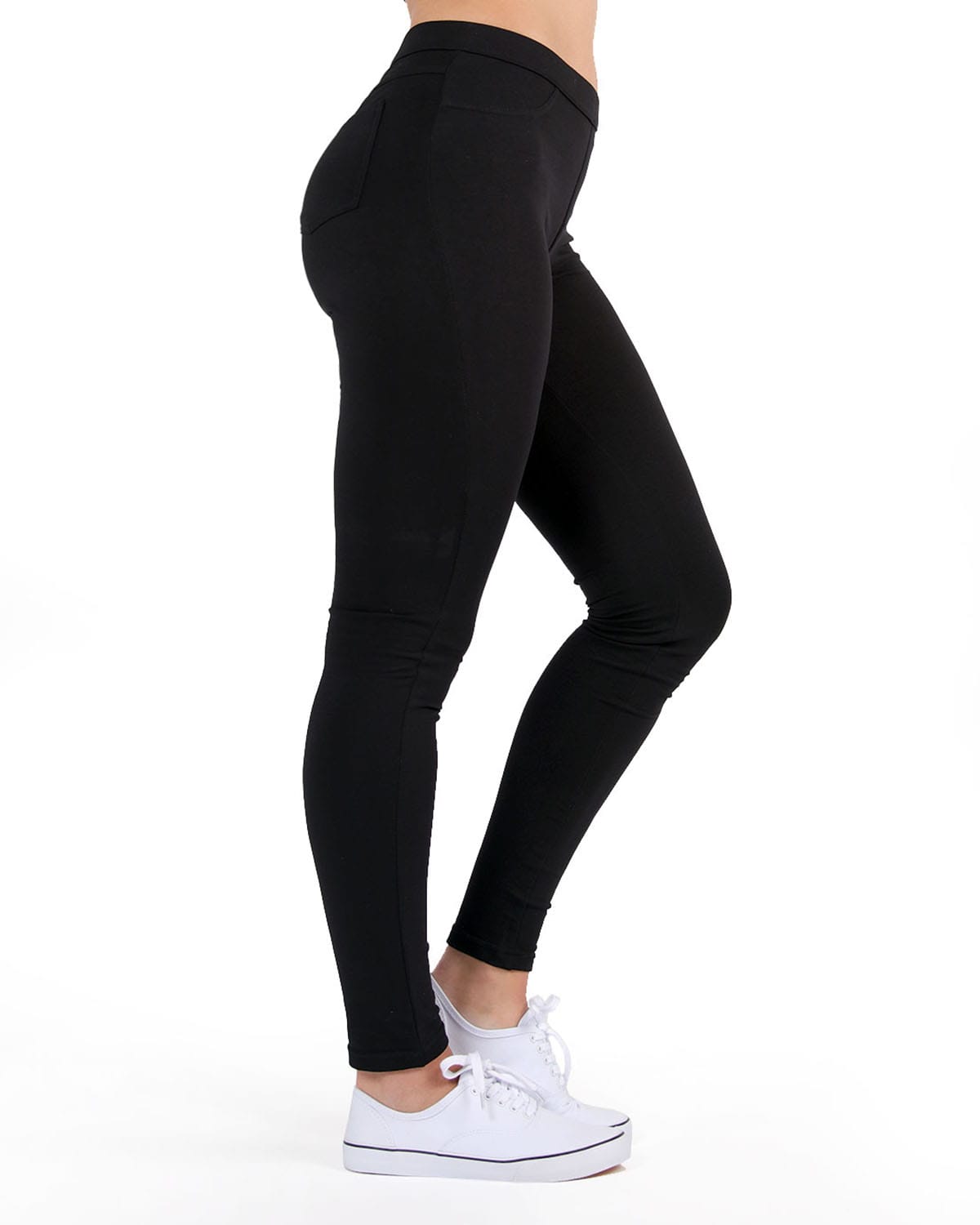 Memoi French Terry Cotton Blend Yoga Pants - Mq-031