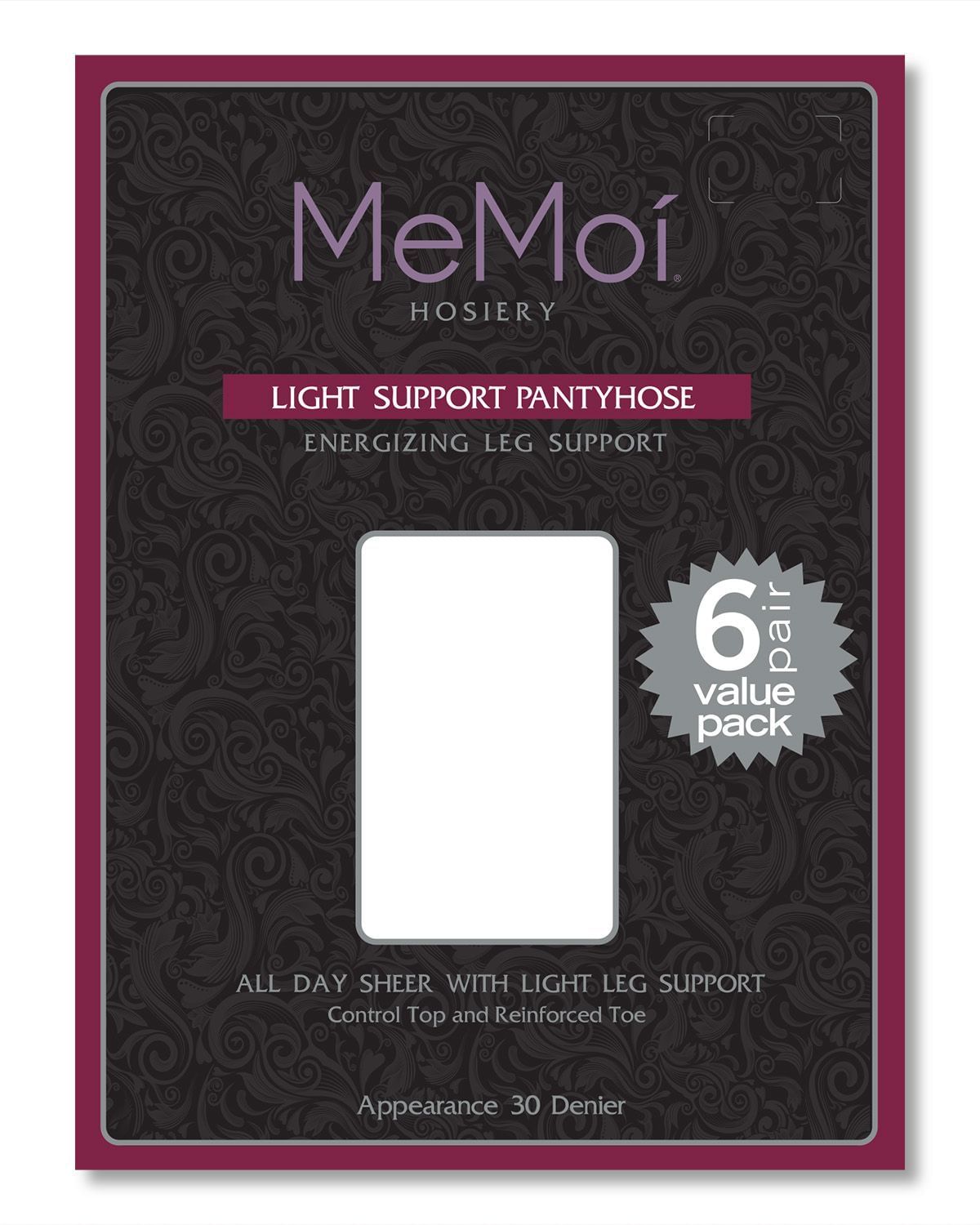 Memoi Light Support Pantyhose 6 Pack