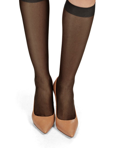 Completely Opaque Knee High Stockings