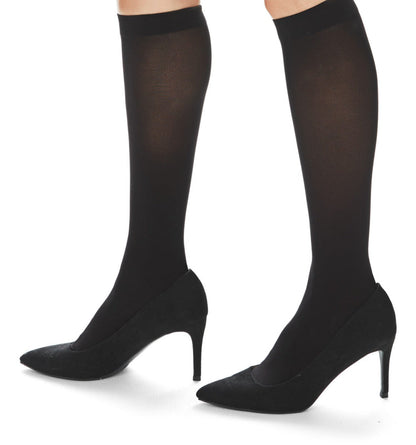 Completely Opaque Knee High Stockings