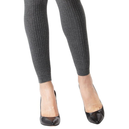 Footless Ribbed Sweater Tights