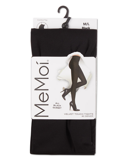 Memoi Velvet Touch Control Top Tights - Mo-313