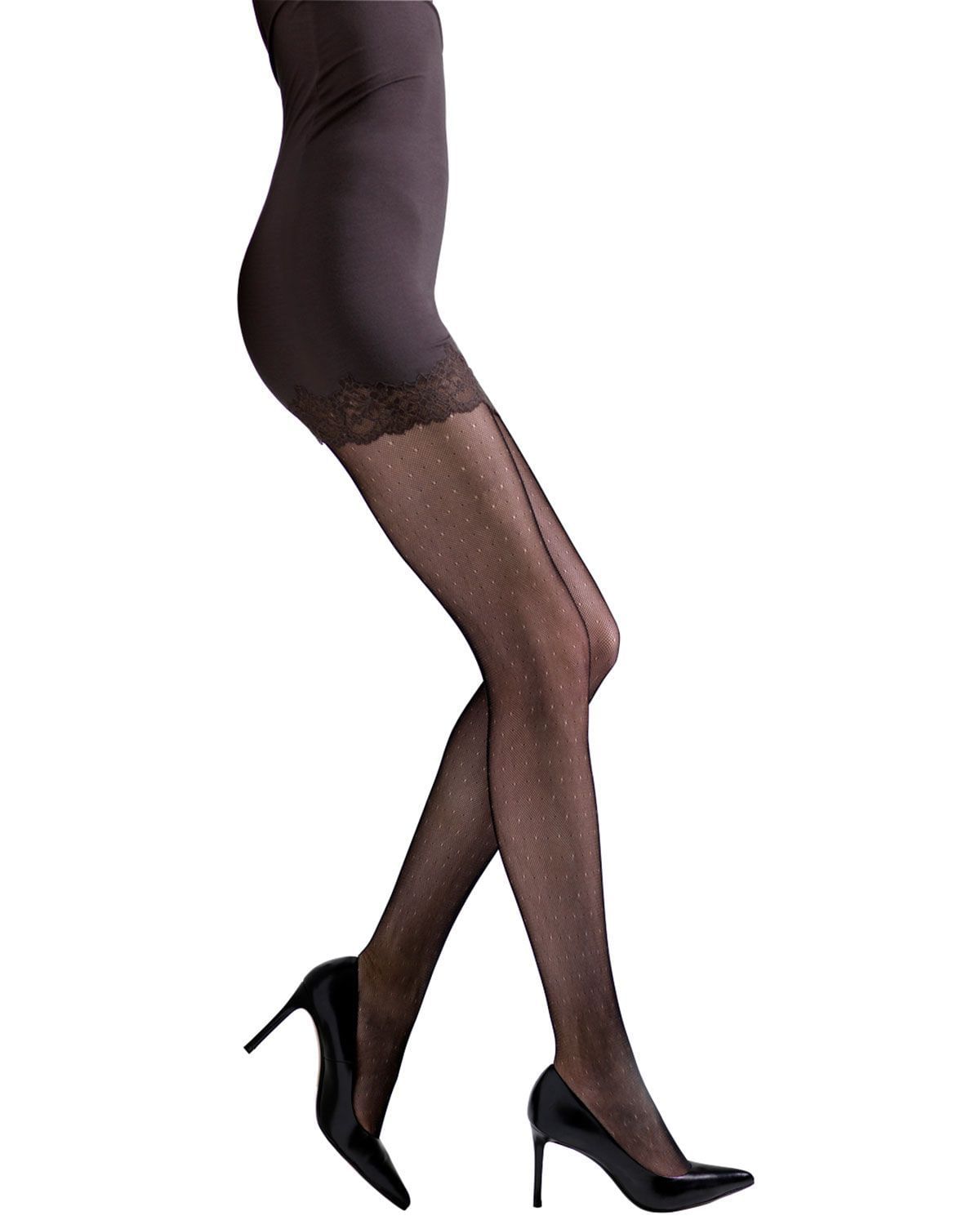 Natori Bristles Shine Net Tights - Nat-201