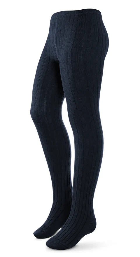 Zubii Ribbed Cotton Tights - 170