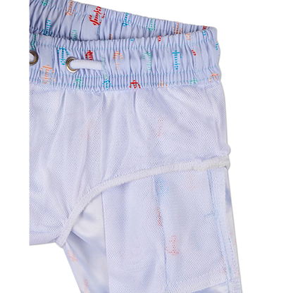 Memoi Sail and Anchor Swim Trunk - MXU10367