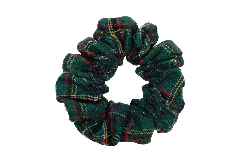 Heirlooms Winter Check - Scrunchie - P1712S