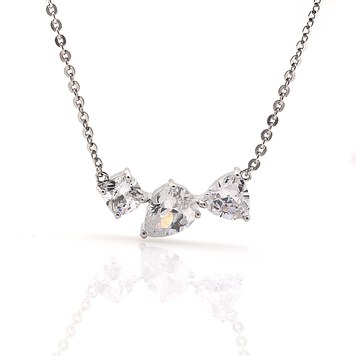 Cameo Triple Shaped Stone Pendant - P4175