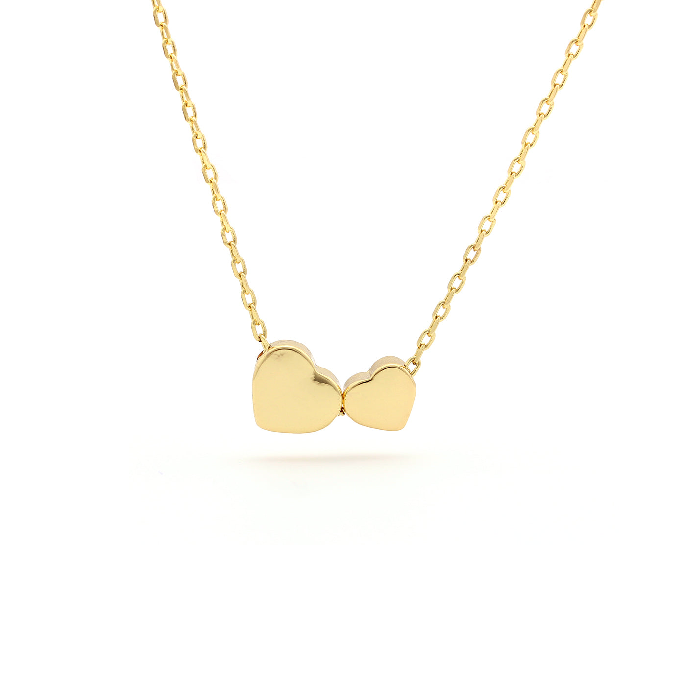Cameo Double Candy Heart Pendant - P4189