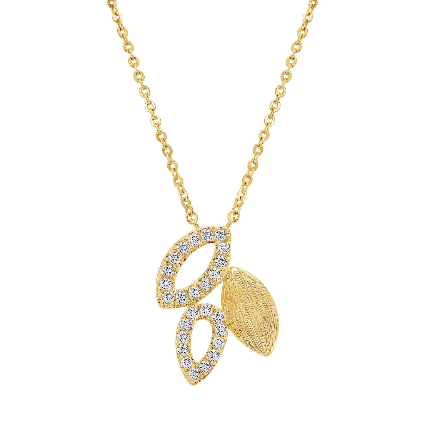 Cameo Assorted Leaves Pendant - P4271