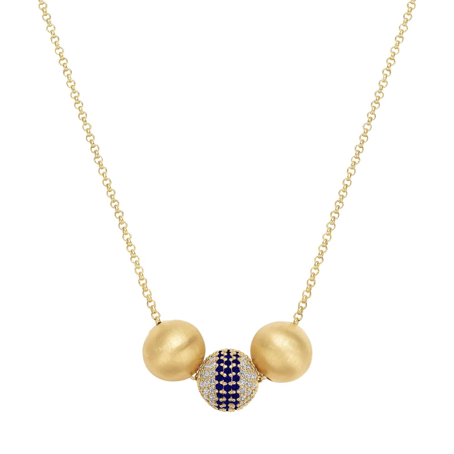 Cameo Fine Multi Ball Necklace - P4290