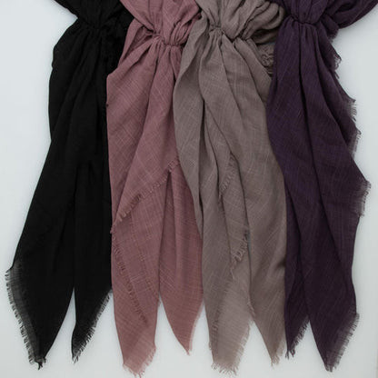 Tal New Solid Pretied Fringe Scarves - Tal-86-AYR