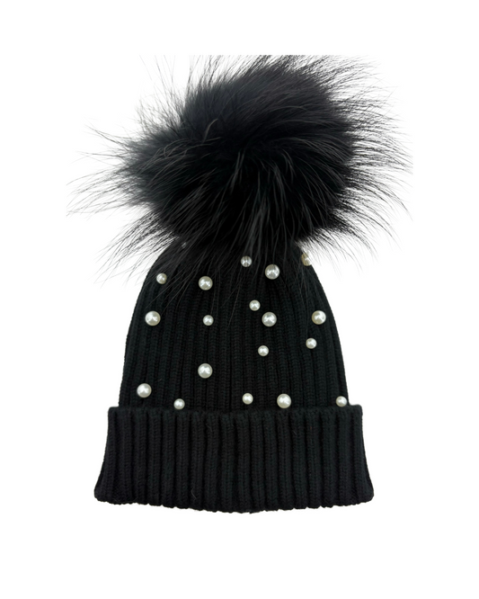 Mini Pops Pearl Cuff Hat - Pm19z280