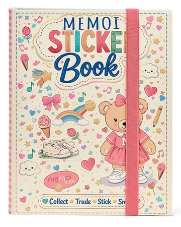Memoi MeMoi Kid`s Sticker Book - PRM-002