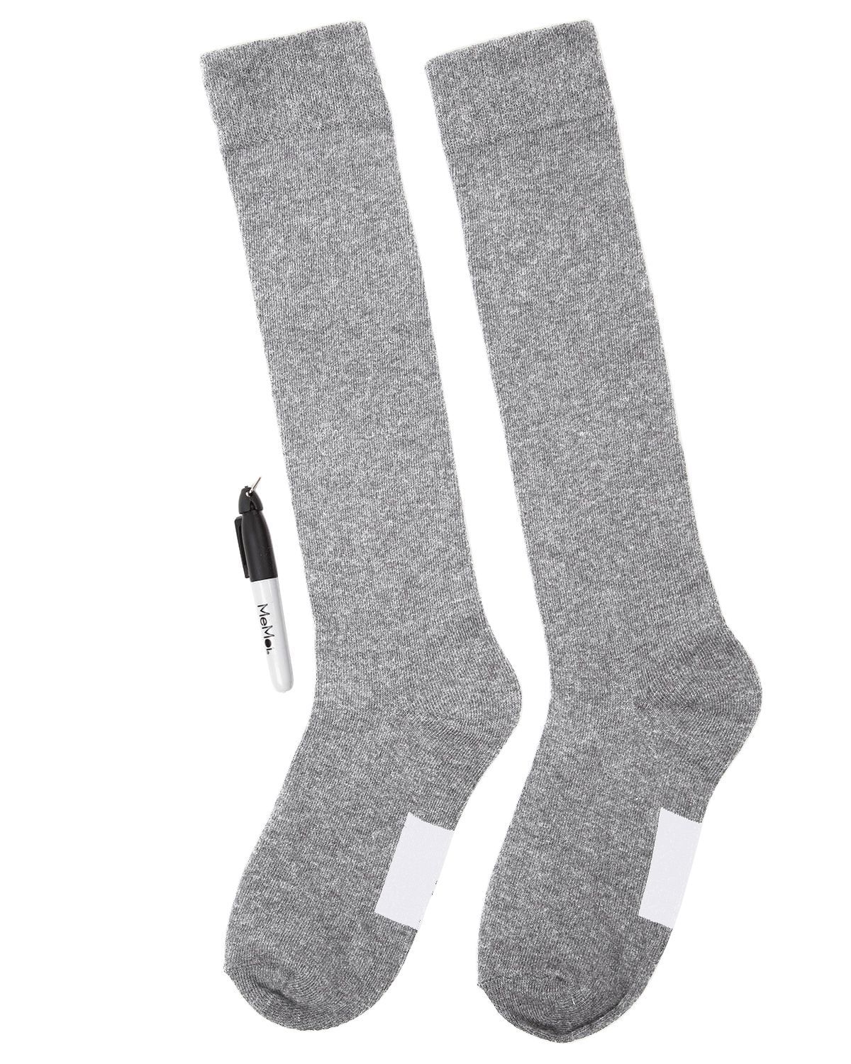 Memoi Write On Camp Kids Cotton Blend Knee High Socks 3-Pack