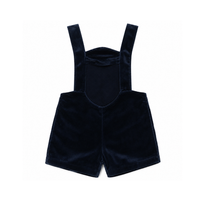 Bonjoy Velvet Plaid Overalls - SW26006O