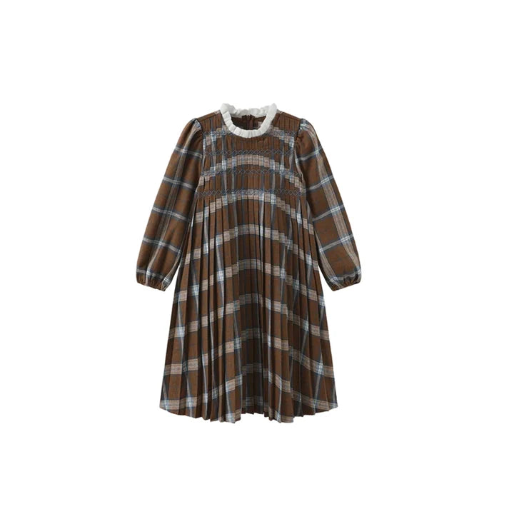 One Child Palli Plaid Dress - C-27180