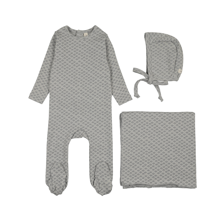 Lilette Mini Flora Print Layette Set - LTF26LS107