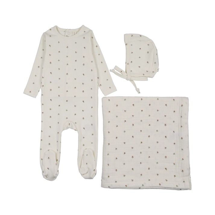 Lilette Bitsy Floral Layette Set - LTF26LS117