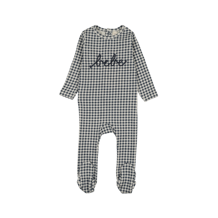 Lilette Gingham Bebe Footie - LTF26LS104F