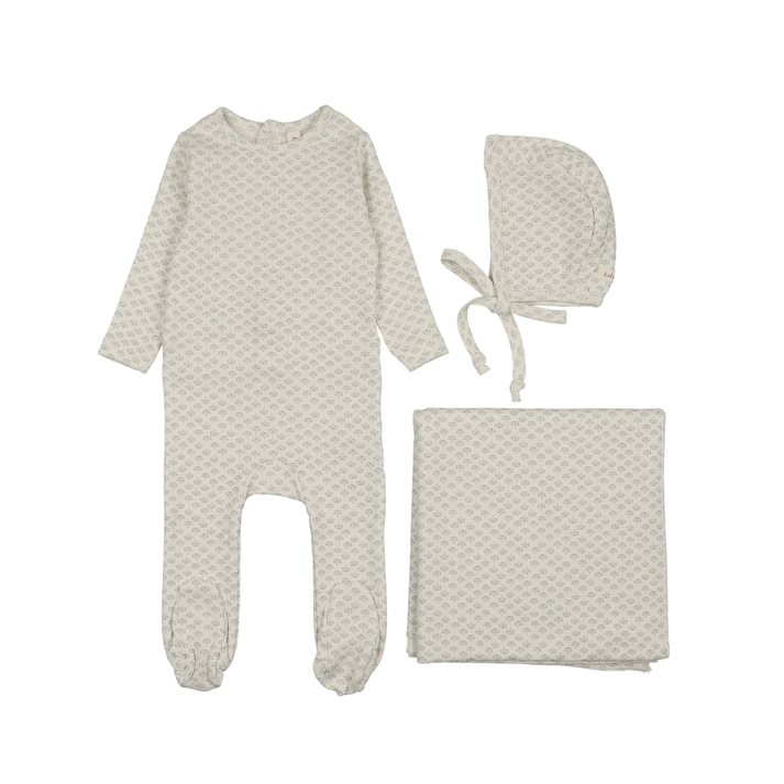 Lilette Mini Flora Print Layette Set - LTF26LS107