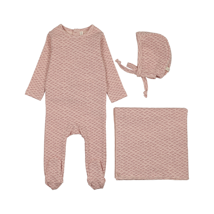 Lilette Mini Flora Print Layette Set - LTF26LS107