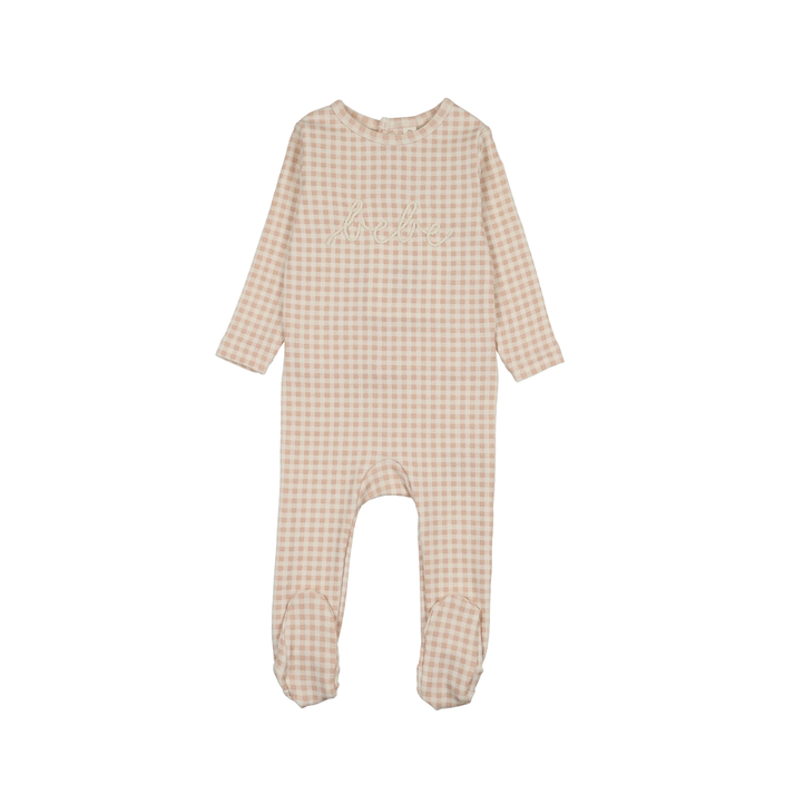 Lilette Gingham Bebe Footie - LTF26LS104F