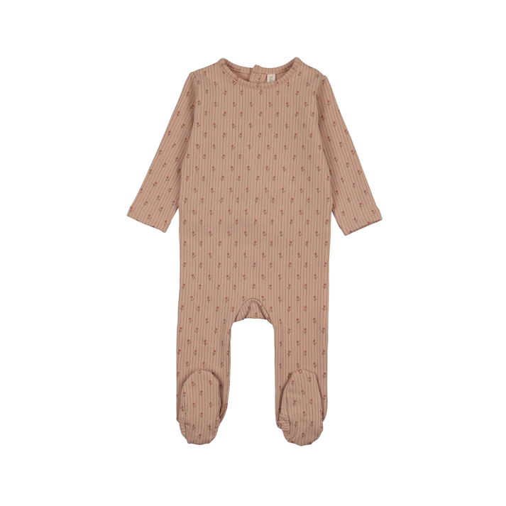 Lilette Stripe Print Footie - LTF26FS202FS